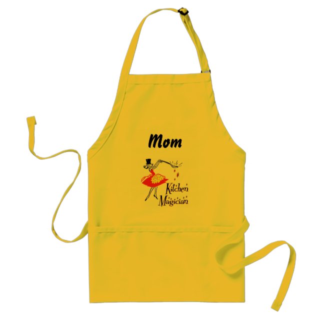 Kitchen Magician Customisable Retro Cooking Apron (Front)