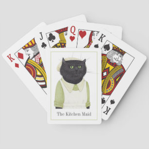KITCHEN MAID CAT Playing Cards + Text