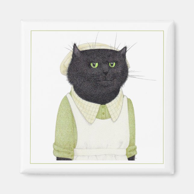 KITCHEN MAID CAT Square Magnet II (Front)