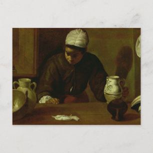 Kitchen Maid with the Supper at Emmaus, c.1618 Postcard