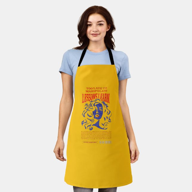 KITCHEN MANIPULATE LESSONS LEARN APRON  (Worn)