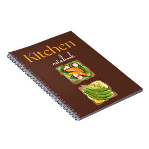 Kitchen Notebook for Recipes, Notes and Meal Plann