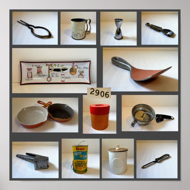 Kitchen Objects Poster (Front)