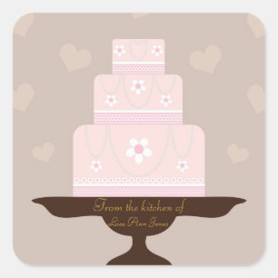 Kitchen Of Square Sticker