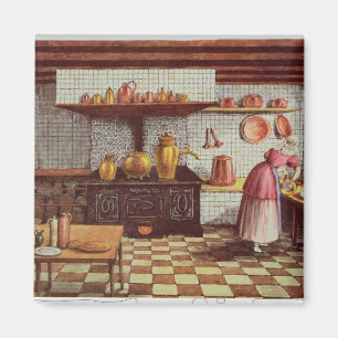Kitchen of the Hotel St.Lucas Magnet
