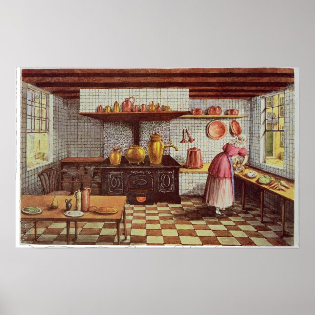 Kitchen of the Hotel St.Lucas Poster (Front)