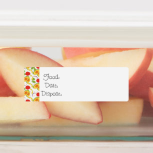 Kitchen Organisation Food Labels Salad Pattern