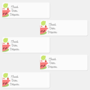 Kitchen Organisation Watermelon Food Labels