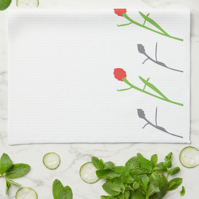 Kitchen pads tea towel (Folded)