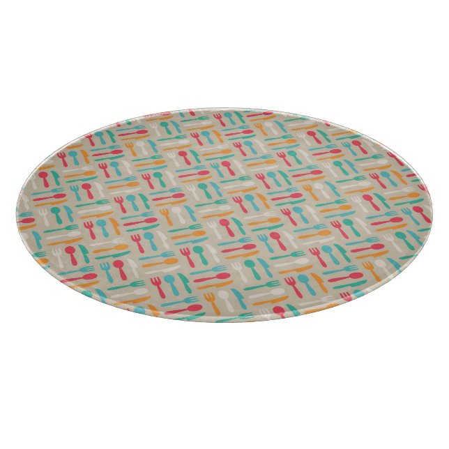 Kitchen pattern 3 cutting board (Corner)