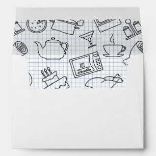 Kitchen Pattern 4 Envelope