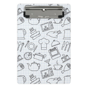 Kitchen Pattern 4 Mini Clipboard