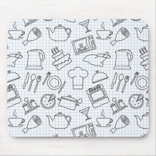 Kitchen Pattern 4 Mouse Pad