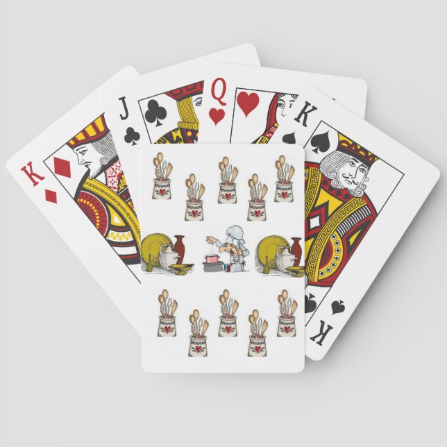 Kitchen Playing Card Deck (Back)