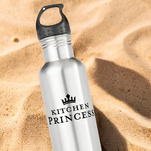 Kitchen Princess Pickleball Cute Crown Gift 710 Ml Water Bottle