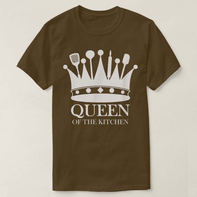 Kitchen Queen Cooking Baking Gift Cooking  T-Shirt (Design Front)