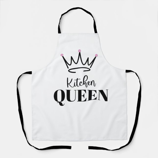 Kitchen Queen Pickleball apron woman’s gift (Front)