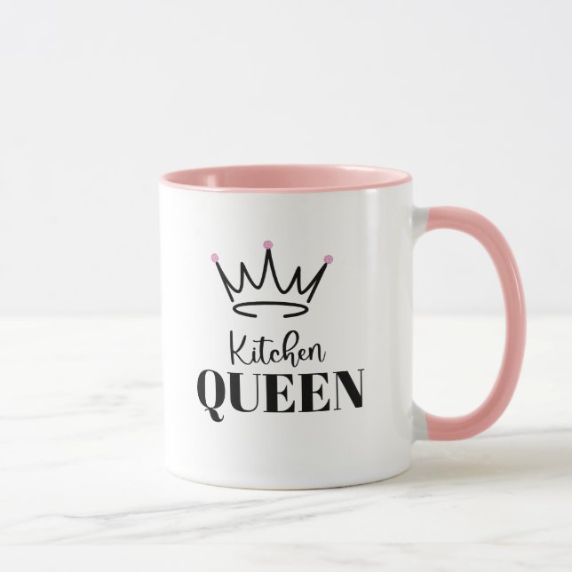 Kitchen Queen Pickleball mug coffee women  Gift  (Right)