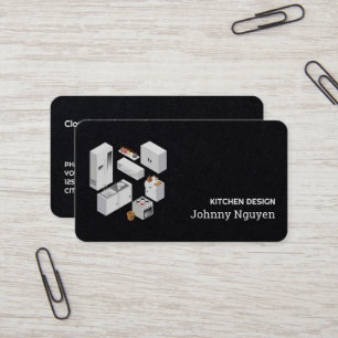 Kitchen Remodeling Cabinets Business Card