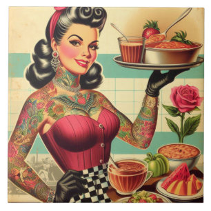 Kitchen Restaurant Pin-up Tile