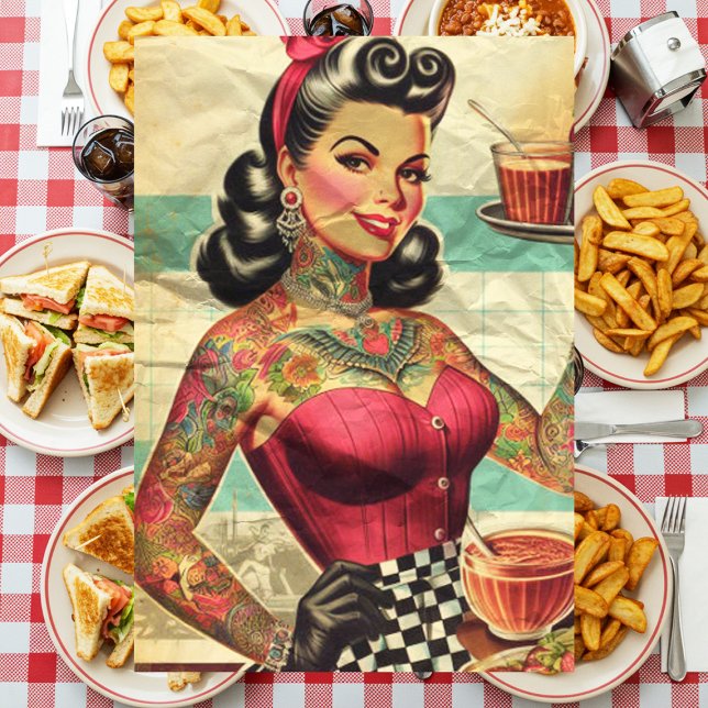 Kitchen Restaurant Pin-up Tissue Paper (Creator Uploaded)