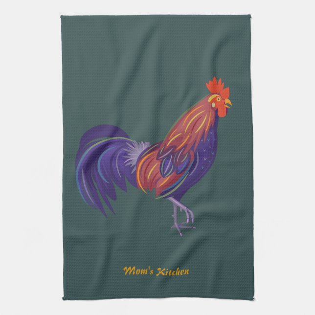 Kitchen Rooster Towel (Vertical)