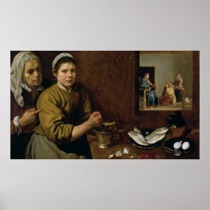 Kitchen Scene Poster