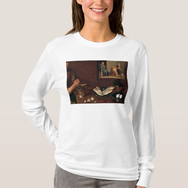 Kitchen Scene with Christ T-Shirt (Front)