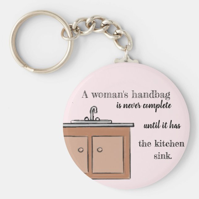 Kitchen Sink Keyring (Front)