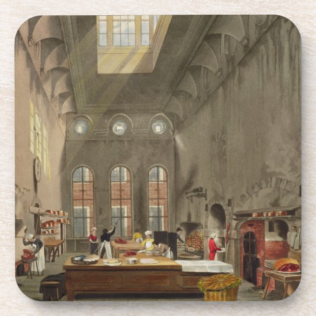 Kitchen, St. James's Palace, engraved by William J Coaster (Front)