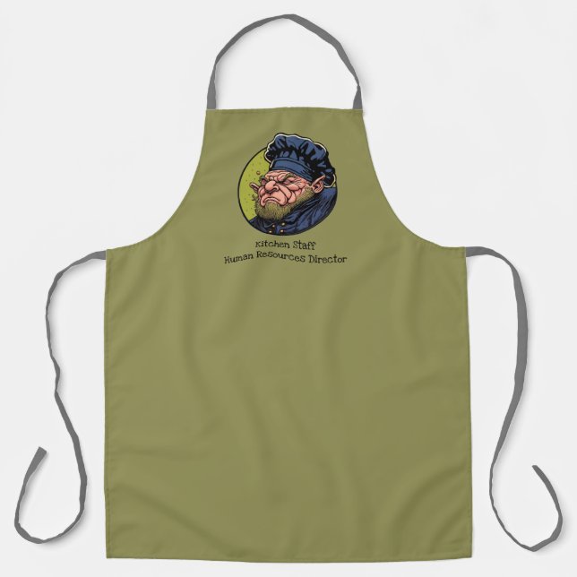 Kitchen Staff HR Director Apron (Front)