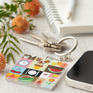 Kitchen Table Items Key Ring