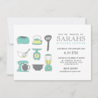 Kitchen Tea Bridal Shower Party Invite