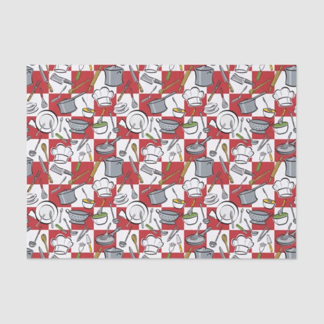 Kitchen Tools Check Tissue Paper (Front)