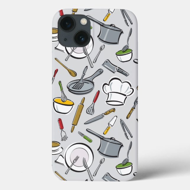 Kitchen Tools Pattern Case-Mate iPhone Case (Back)