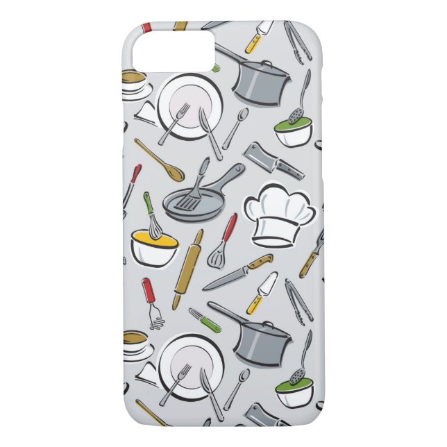 Kitchen Tools Pattern Case-Mate iPhone Case (Back)