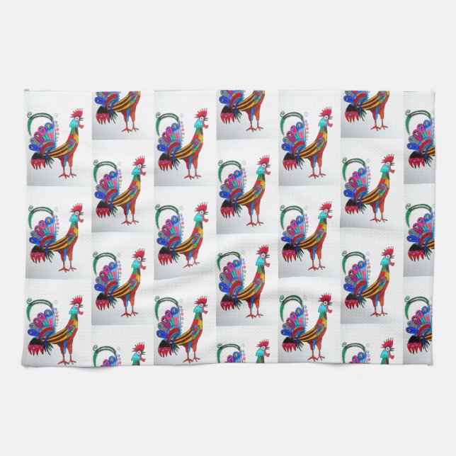 Kitchen Towel - 019 Rooster (Horizontal)