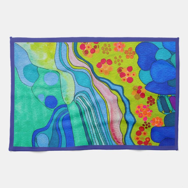 KITCHEN TOWEL "AMERICA THE BEAUTIFUL" (Horizontal)