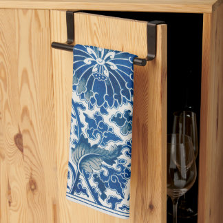 Kitchen Towel Beautiful Antique Flower Pattern 