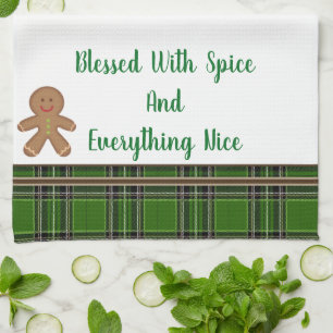 Kitchen Towel-Blessed With Spice and Everything Tea Towel
