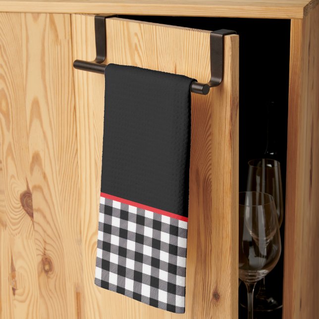 Kitchen Towel-Buffalo Plaid Tea Towel (Thirds Fold)