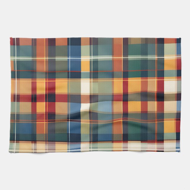 Kitchen Towel Colourful Fall Autumn Thanksgiving  (Horizontal)