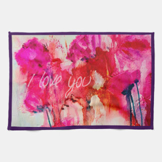 KITCHEN TOWEL "I LOVE YOU"