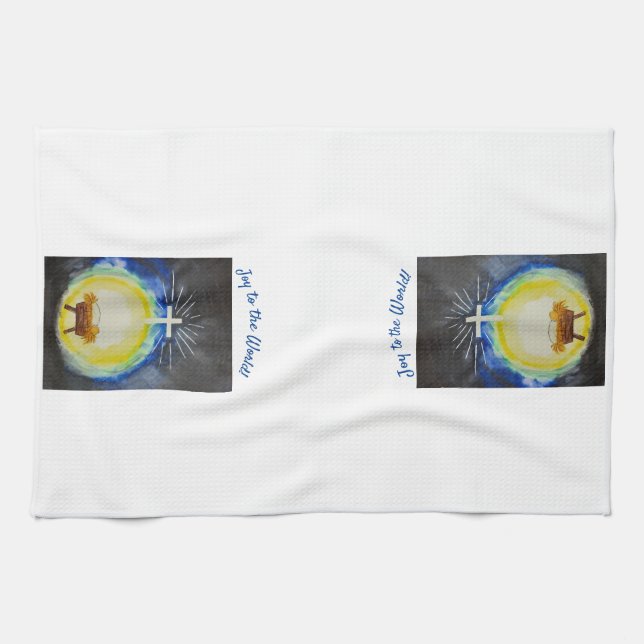 Kitchen Towel "Joy to the World" (Horizontal)