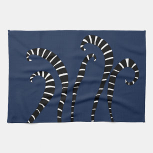 Kitchen Towel - Lemur Tails Navy