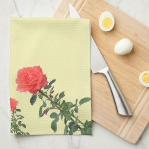 Kitchen Towel - Long Stemmed Pink Roses