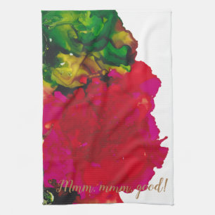 Kitchen Towel "Magenta Flower"