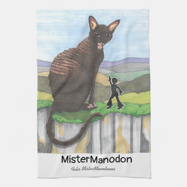 Kitchen Towel: Mister Manodon Tea Towel (Vertical)