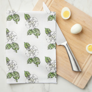 Kitchen Towel - NGA White Gardenias