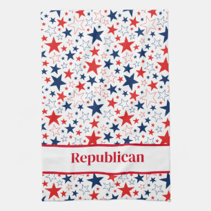 Kitchen Towel Patriotic Stars Republican